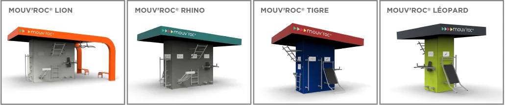 La gamme Mouv'Roc